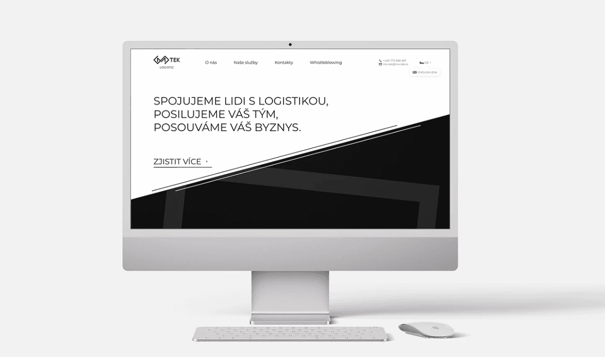 MS-Tec Logistics Landing page